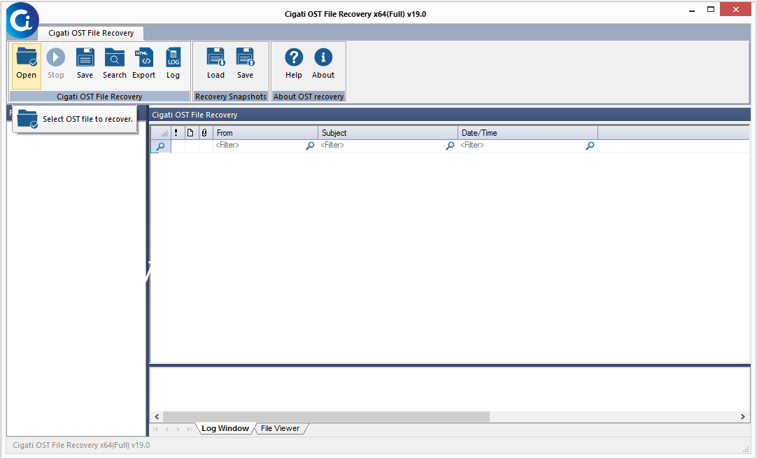 OST File Repair Screenshots